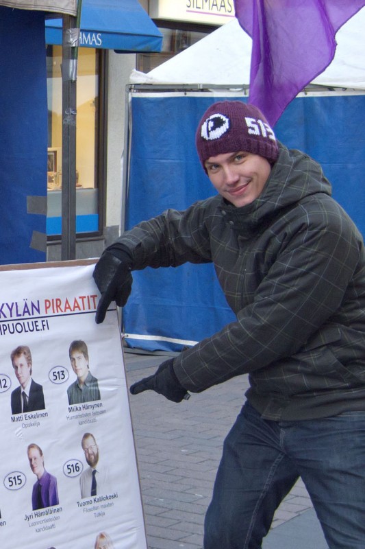 Kampanja käynnissä.